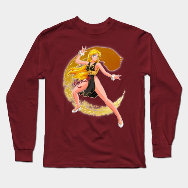 Chun Li Battle Dress Long Sleeve T-Shirt by DrawingsFromHell